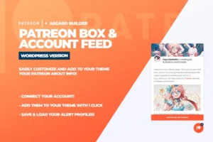 Mua Patreon Box and About Feed WordPress Plugin giá rẻ