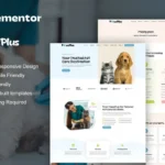 PawsPlus – Pet Care & Veterinary Elementor Template Kit