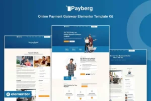 Mua Payberg - Online Payment Gateway Elementor Pro Template Kit giá rẻ