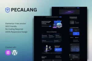 Mua Pecalang – Cyber Security Services Elementor Template Kit giá rẻ
