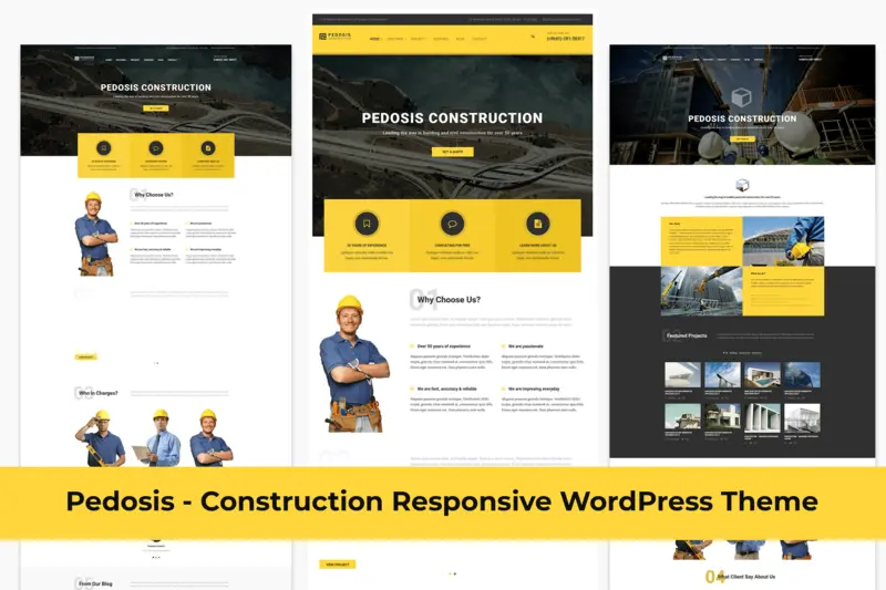 Mua Pedosis - Construction Responsive WordPress giá rẻ