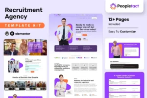 Mua Peopletact - Recruitment Agency Elementor Template Kit giá rẻ
