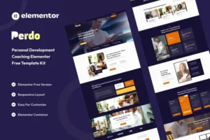 Mua Perdo - Personal Development Coaching Elementor Template Kit giá rẻ