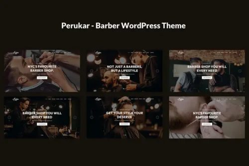 Mua Perukar - Barber WordPress Theme giá rẻ