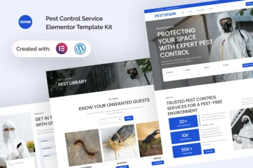 Mua Pestspark - Pest Control Service Elementor Template Kit giá rẻ