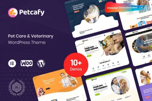 Mua Petcafy - Pet Care & Veterinary WordPress Theme giá rẻ