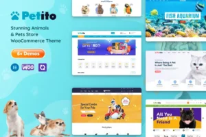 Mua Petito - Animals and Pets Store WooCommerce Theme giá rẻ