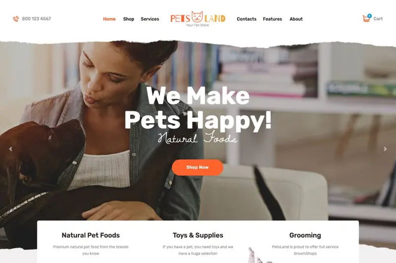 Mua Pets Land | Domestic Animals Shop & Veterinary WP giá rẻ