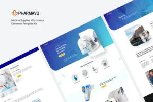 Mua Pharmavo | Medical Supplies eCommerce Elementor Template Kit giá rẻ