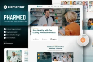 Mua Pharmed - Pharmacy & Medical Health Care Elementor Template Kit giá rẻ
