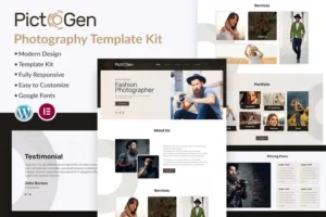 Mua Pictogen - Creative Photography Elementor Template Kit giá rẻ