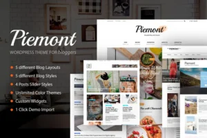 Mua Piemont - Travel & Lifestyle WordPress Blog theme giá rẻ