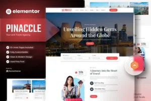 Mua Pinnacle - Tour and Travel Elementor Template Kit giá rẻ