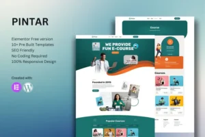 Mua Pintar - Online Courses Elementor Template Kit giá rẻ