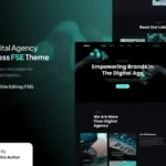 Pirus – Dark Digital Agency FSE WordPress Theme
