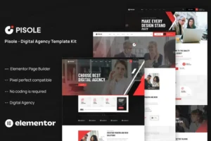 Mua Pisole - Digital Agency Elementor Template Kit giá rẻ