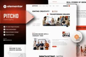 Mua Pitcho - Creative Agency Elementor Template Kit giá rẻ