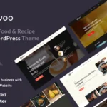 Pivoo – Food & Recipe Blog WordPress Theme
