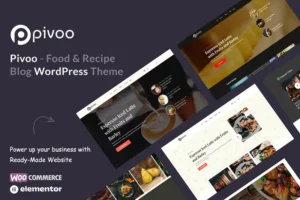Mua Pivoo - Food & Recipe Blog WordPress Theme giá rẻ