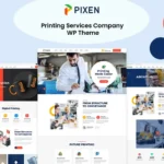 Pixeen – Printing Services Company WordPress Theme