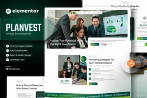 Mua Plantvest - Finance & Invesment Elementor Template Kit giá rẻ
