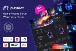 Mua Playhost - Game Hosting Server WordPress Theme giá rẻ