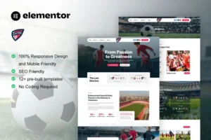 Mua Playyon - Football Team & Sports Academy Elementor Pro Template Kit giá rẻ