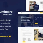 PlumbCare – Plumbing Service Elementor Template Kit