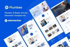 Mua Plumbee – Plumber & Repair Services Elementor Template Kit giá rẻ