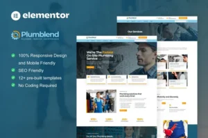Mua Plumbend - Plumbing Service Elementor Template Kit giá rẻ