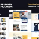 Plumber Paragon – Plumbing Services Elementor Pro Template Kit