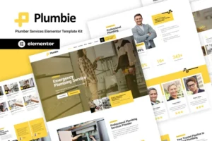 Mua Plumbie - Plumber Services Elementor Template Kit giá rẻ