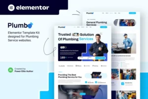 Mua Plumbo – Plumbing Services Elementor Template Kit giá rẻ