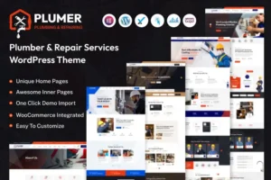 Mua Plumer - Plumbing & Repair Services WordPress Them giá rẻ