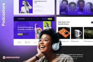 Mua Podcastore - Podcast & Merch Store Elementor Kit giá rẻ