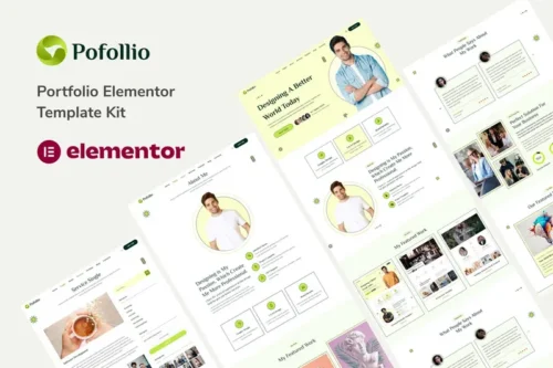 Mua Pofollio - Portfolio Elementor Template Kit giá rẻ