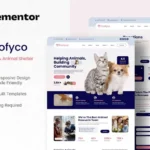 Poofyco – Pet Rescue & Animal Shelter Elementor Template Kit