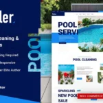 Pooler – Swimming Pool Cleaning Services WordPress