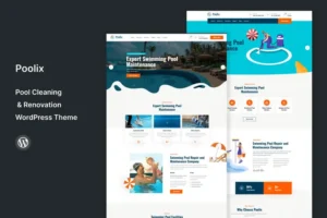 Mua Poolix - Pool Cleaning & Renovation WP Theme giá rẻ