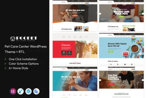 Mua Poopet - Pet Care Center WordPress Theme giá rẻ
