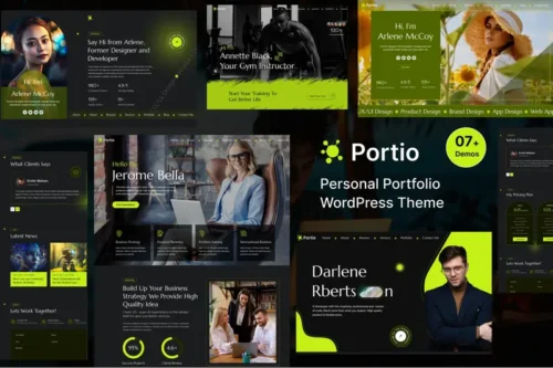 Mua Portio - Personal Portfolio Resume WordPress Theme giá rẻ