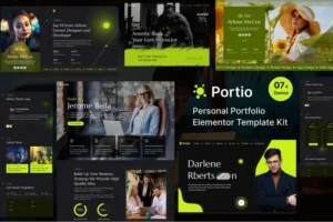 Mua Portio - Portfolio Elementor Template Kit giá rẻ