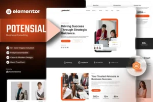 Mua Potensial - Business Consulting Elementor Template Kit giá rẻ