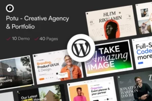 Mua Potu - Creative Agency & Portfolio WordPress Theme giá rẻ