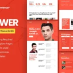 Power – Personal CV Elementor Pro Template Kit