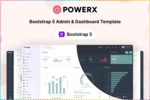 Mua PowerX - Bootstrap 5 Admin & Dashboard UI Kit giá rẻ