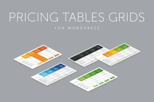 Mua Pricing Tables Grids for WordPress giá rẻ