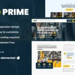 Prime – Industrial & Manufacturing Elementor Template Kit