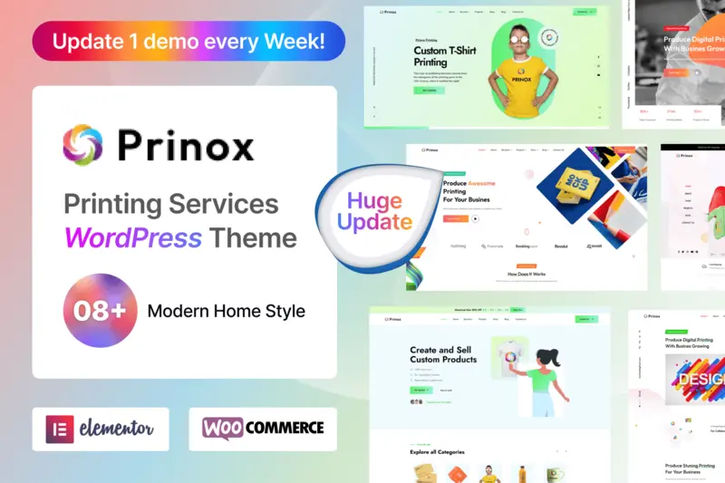 Mua Prinox - Printing Services WordPress Theme giá rẻ