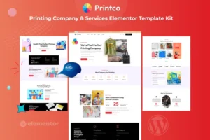 Mua Printco - Printing Company & Services Elementor Template Kit giá rẻ